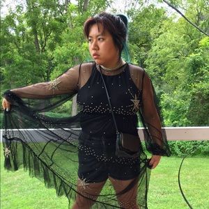 Twinkle twinkle little sheer dress